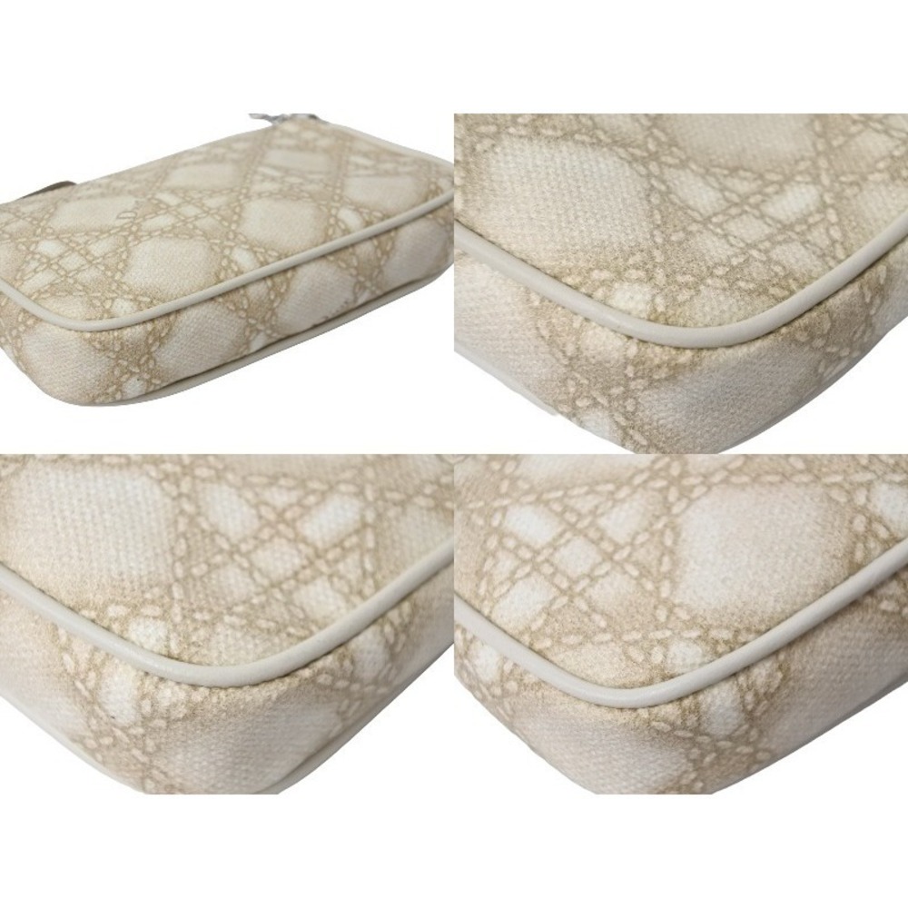 Christian Dior Handbag Pouch Beige Tan - Picture 8 of 10